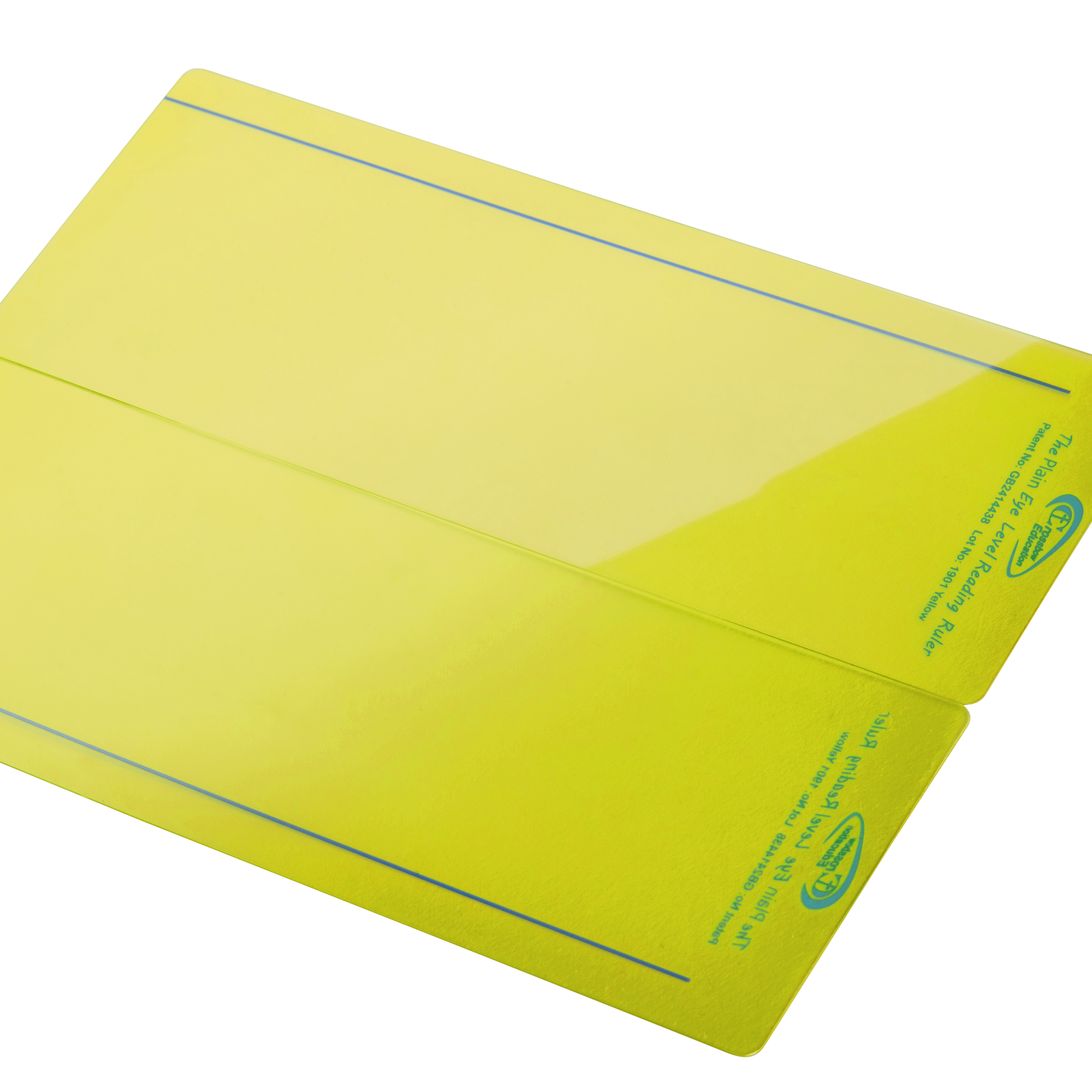 yellow reading ruler overlay